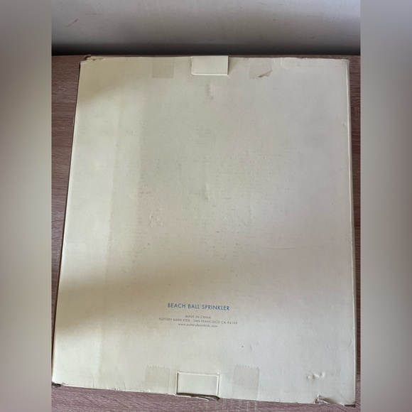 Pottery Barn Kids Beach Ball Sprinkler Reflected Beach Ball 35” High - Picture 3 of 7